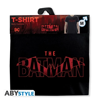 DC Comics "The Batman Logo" fekete férfi póló, XXL méret