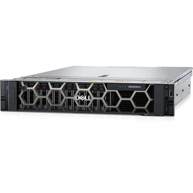 DELL ISG szerver - PE R550 rack (8x3.5"), 1x12C S4310 2.1GHz, 2x16GB, 1x480GB RI SSD; H755, iD9 En., 2x1100W.