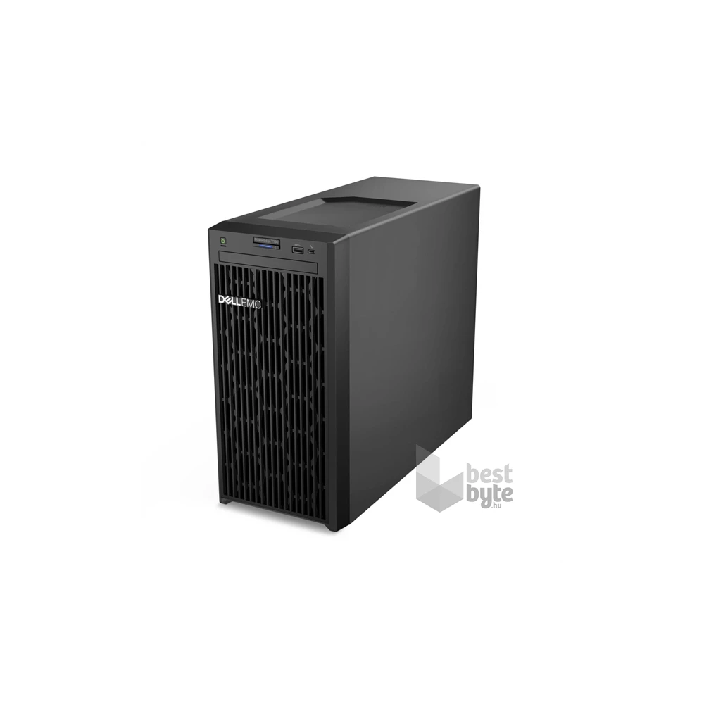 DELL ISG szerver - PE T150 torony (4x3.5"), 4C E-2314 2.8GHz, 1x16GB, 1x2TB 7.2k SATA; S150, iD9 Ba.