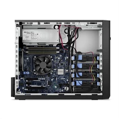 DELL ISG szerver - PE T150 torony (4x3.5"), 4C E-2314 2.8GHz, 1x16GB, 1x2TB 7.2k SATA; S150, iD9 Ba.