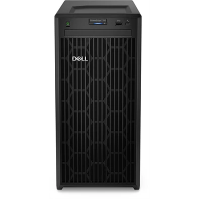 DELL ISG szerver - PE T150 torony (4x3.5"), 4C E-2334 3.4GHz, 1x16GB, 1x480GB RI SSD; H355, iD9 Ba.