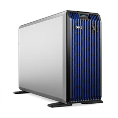 DELL ISG szerver - PE T360 torony (8x3.5"), 4C E-2434 3.4GHz, 1x16GB, 1x480GB RI SSD; H755, iD9 Ba., 2x700W.