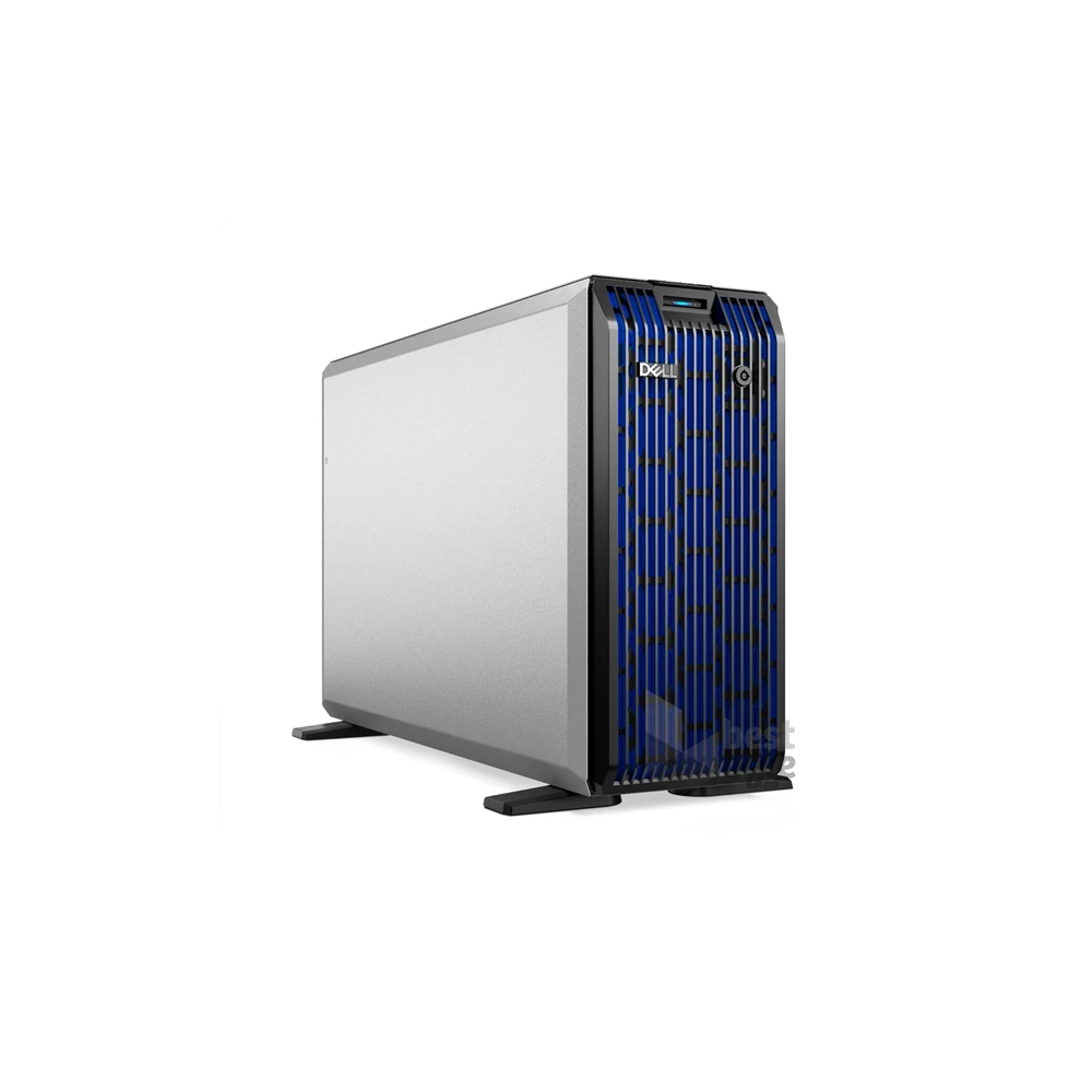 DELL ISG szerver - PE T360 torony (8x3.5"), 4C E-2434 3.4GHz, 1x16GB, 1x480GB RI SSD; H755, iD9 Ba., 2x700W.