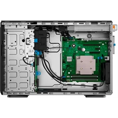 DELL ISG szerver - PE T360 torony (8x3.5"), 4C E-2434 3.4GHz, 1x16GB, 1x480GB RI SSD; H755, iD9 Ba., 2x700W.