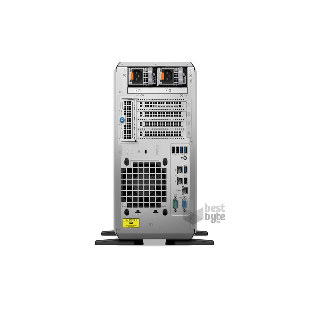 DELL ISG szerver - PE T360 torony (8x3.5"), 4C E-2434 3.4GHz, 1x16GB, 1x480GB RI SSD; H755, iD9 Ba., 2x700W.