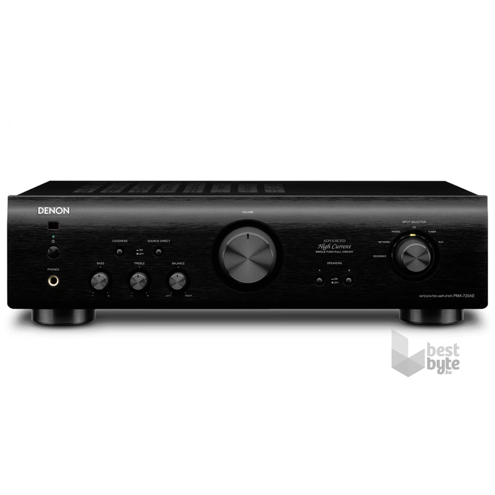 Denon PMA-720AE BL sztereó integrált erősítő fekete