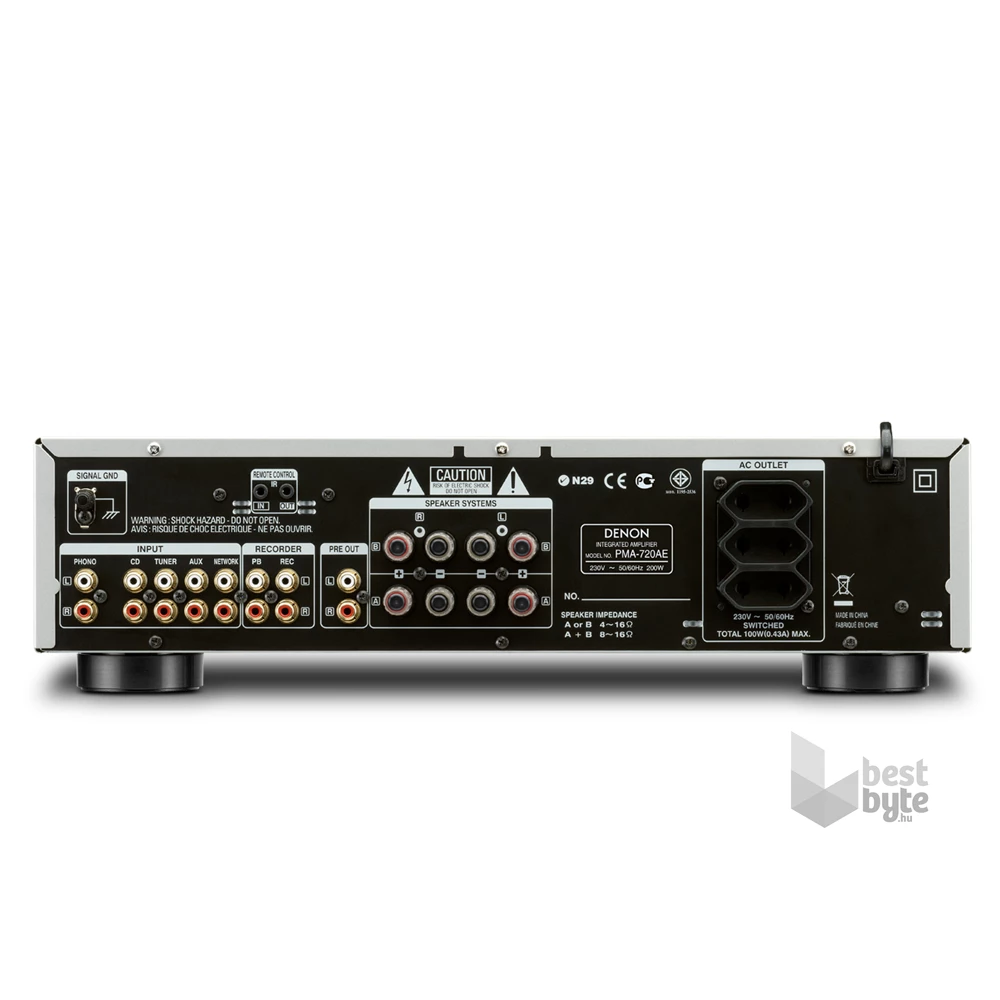 Denon PMA-720AE BL sztereó integrált erősítő fekete