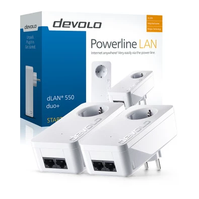 Devolo D 9303 dLAN 550 duo+ powerline starter kit