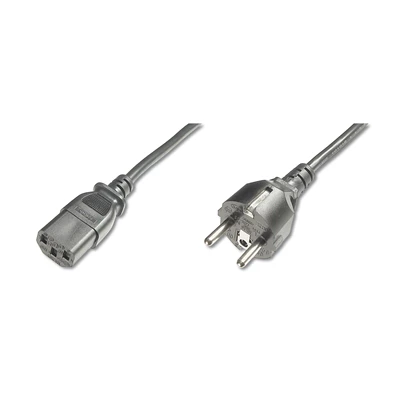 DIGITUS 250V 10A IEC C13 csatlakozó CEE 7/7 schuko dugó 1,2m tápkábel