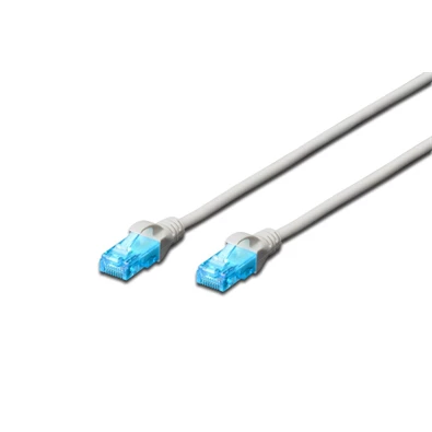 DIGITUS CAT5e U/UTP PVC 0,25m szürke patch kábel