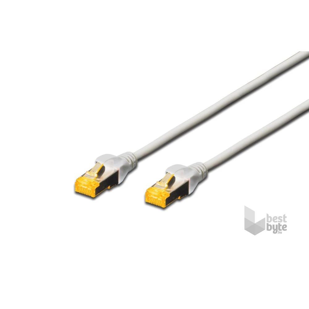 DIGITUS Cat.6A S/FTP LSZH 10m szürke patch kábel