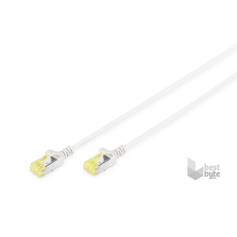 DIGITUS Cat.6A U/FTP LSZH 0,5m szürke slim patch kábel