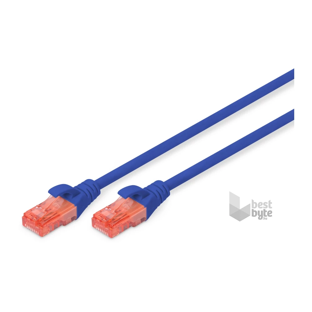 DIGITUS Cat.6 U/UTP LSZH 1m kék patch kábel