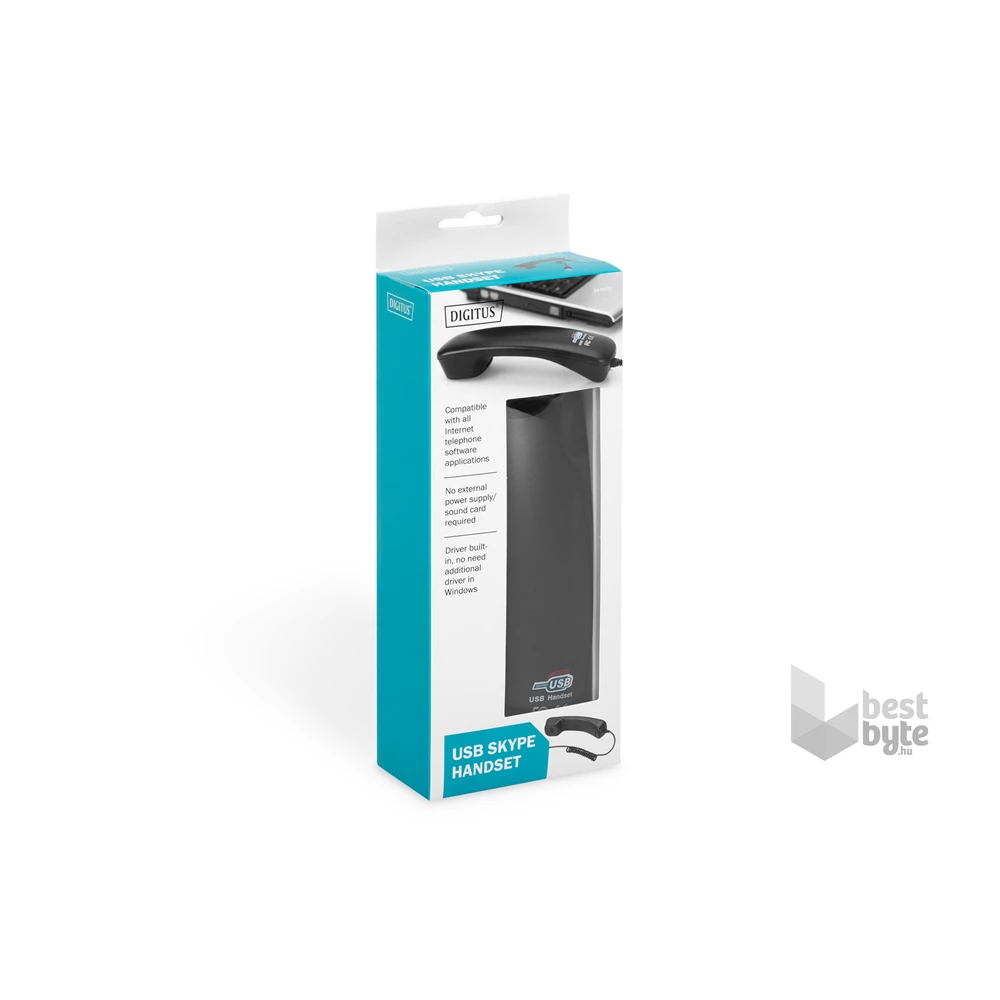 DIGITUS DA-70772 USB RJ10 telefonkagyló