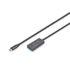 DIGITUS DA-73110 SuperSpeed Aktív USB-A 3.2 Gen1 USB type-C hosszabbító kábel 5m DIGITUS DA-73110 SuperSpeed Aktív USB-A 3.2 Gen1 USB type-C hosszabbító kábel 5m