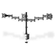 DIGITUS DA-90362 C-bilincses univerzális (VESA 75 / 100) 3-as fekete monitor tartó konzol