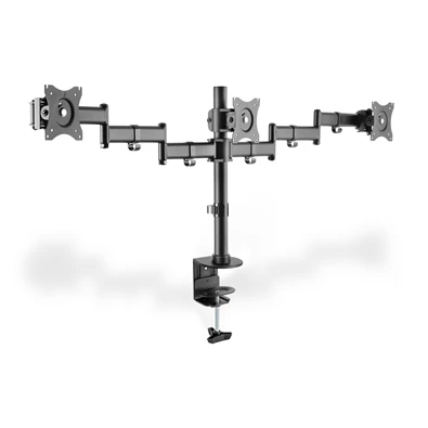 DIGITUS DA-90362 C-bilincses univerzális (VESA 75 / 100) 3-as fekete monitor tartó konzol