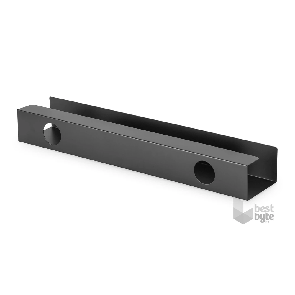 DIGITUS DA-90448 Asztal alatti fekete kábelvezető csatorna
