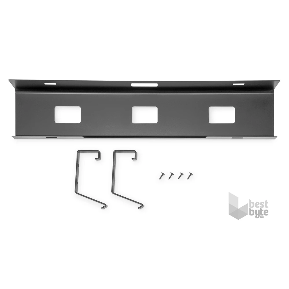 DIGITUS DA-90450 Asztal alatti fekete kábelvezető csatorna