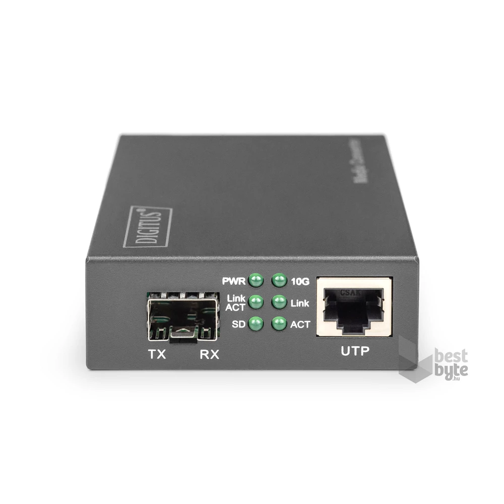 DIGITUS DN-82211 10 Gigabit (RJ45-SFP) SFP modul nélküli média konverter
