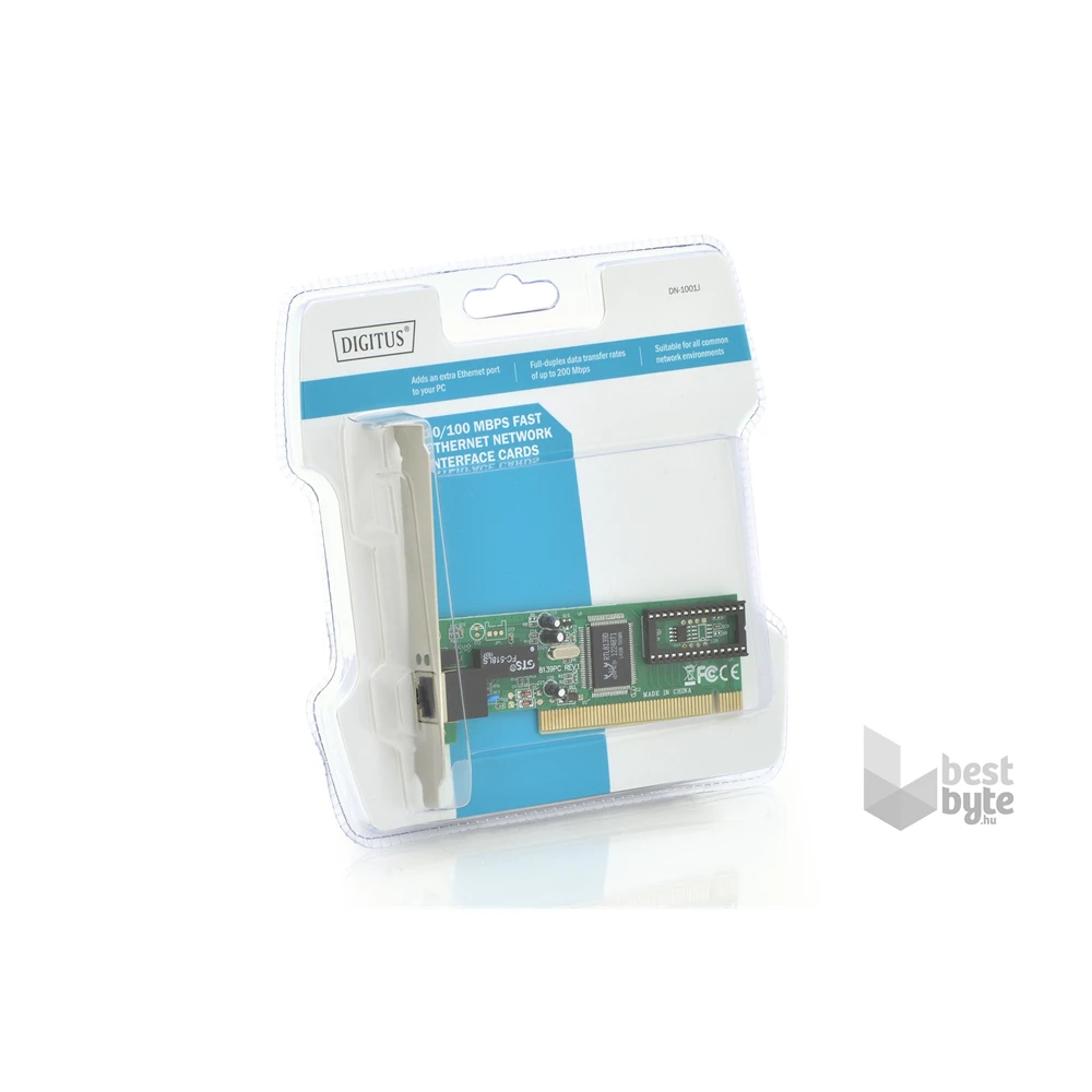 DIGITUS DN-1001J hálózati kártya Belső Ethernet 100 Mbit/s
