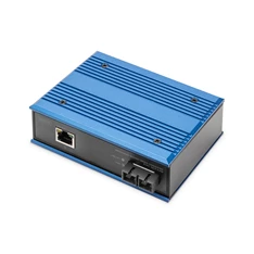 DIGITUS DN-652101 1x GbE Rj45 1x SC duplex multimódusú 0,5km ipari média konverter DIGITUS DN-652101 1x GbE Rj45 1x SC duplex multimódusú 0,5km ipari média konverter