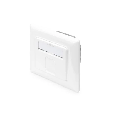 DIGITUS DN-9010/8-1 Cat6A Modulo50 dupla süllyesztett aljzat 1xRJ45 árnyékolt csatlakozóval