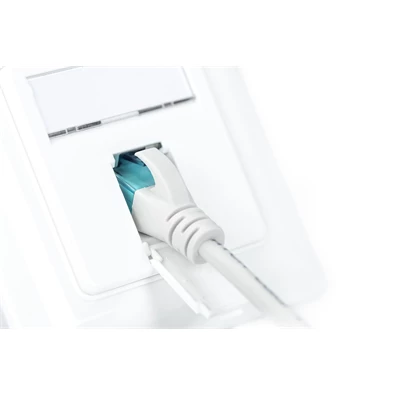 DIGITUS DN-9010/8-1 Cat6A Modulo50 dupla süllyesztett aljzat 1xRJ45 árnyékolt csatlakozóval