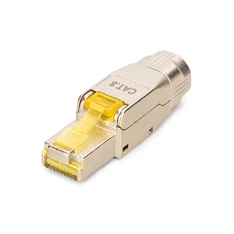 DIGITUS DN-93838 CAT8.1 FM45 RJ45 árnyékolt szerszám nélkül szerelhető csatlakozó DIGITUS DN-93838 CAT8.1 FM45 RJ45 árnyékolt szerszám nélkül szerelhető csatlakozó