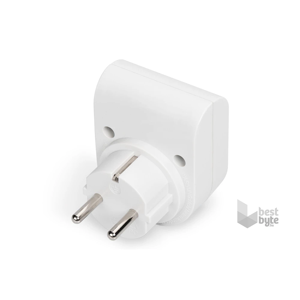 DIGITUS DN-95400 16A 3500W Schuko túlfeszültségvédő adapter