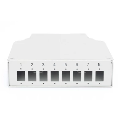 DIGITUS DN-96891 8xLC/DX DIN sínre szerelhető optikai elosztó doboz