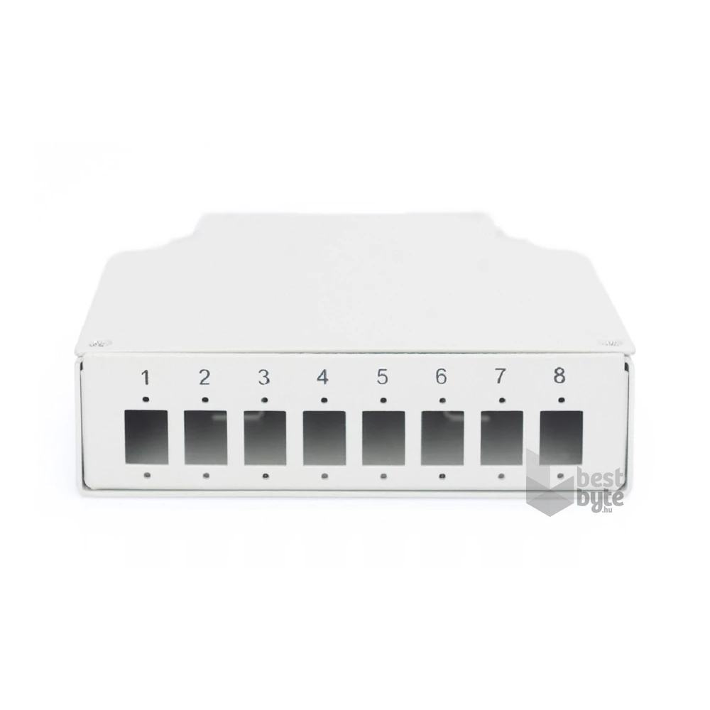 DIGITUS DN-96891 8xLC/DX DIN sínre szerelhető optikai elosztó doboz
