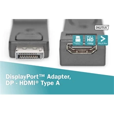 DIGITUS HDMI anya -> Display port apa adapter