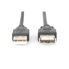 DIGITUS High Speed árnyékolt 2.0 USB hosszabbító kábel 3m