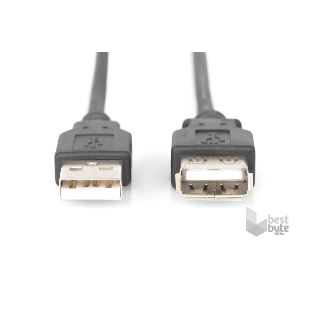 DIGITUS High Speed árnyékolt 2.0 USB hosszabbító kábel 3m