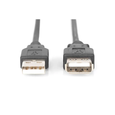 DIGITUS High Speed árnyékolt 2.0 USB hosszabbító kábel 3m