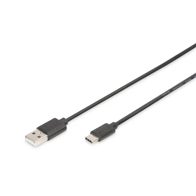 DIGITUS High Speed 2.0 USB type A - USB type-C kábel 1,8m