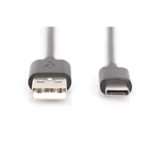 DIGITUS High Speed 2.0 USB type A - USB type-C kábel 1,8m