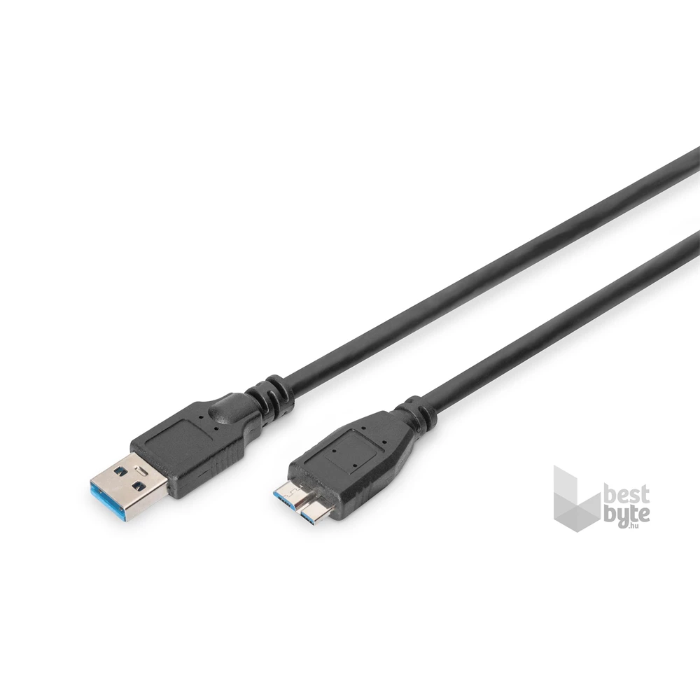 DIGITUS SuperSpeed 3.0 micro USB B - USB type A kábel 1m