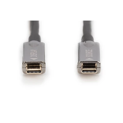 DIGITUS UHD 4K 3D 120Hz AOC optikai USB type-C kábel 20m