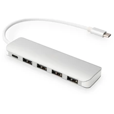 DIGITUS USB Type-C 4 portos USB 3.0 hub + PD