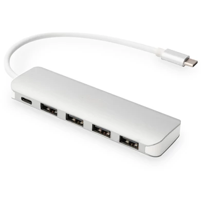DIGITUS USB Type-C 4 portos USB 3.0 hub + PD