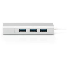 DIGITUS USB Type-C Gigabit Ethernet adapter + 3 portos USB HUB