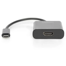 DIGITUS fekete USB 3.0 Type C - HDMI (4K@30Hz) adapter