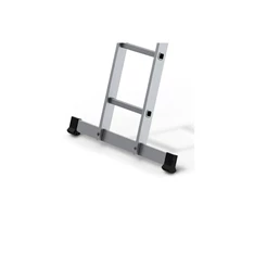 DRABEST HOME 4x3 lépcsős univerzális alumínium létra, összecsukható, 150 kg teherbírás, DR-AL-DU-HOME-4X3