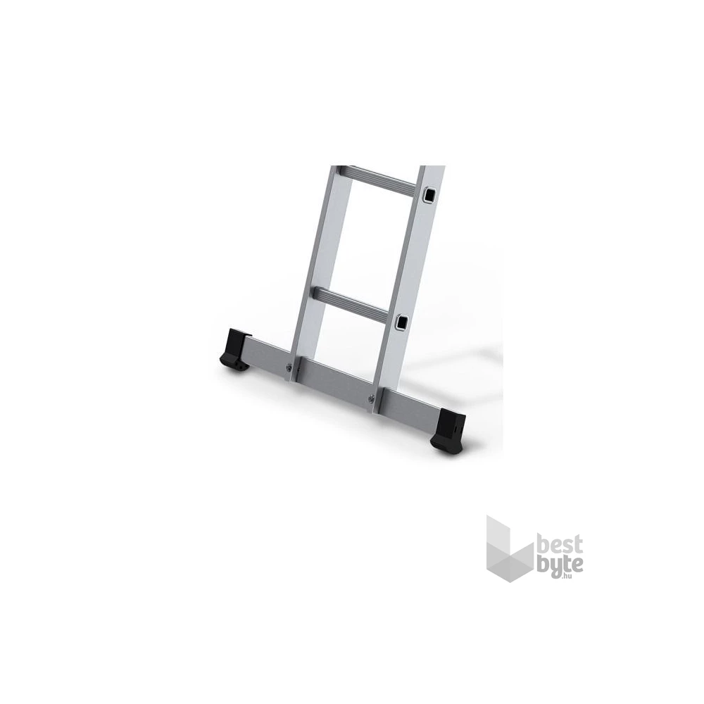 DRABEST HOME 4x3 lépcsős univerzális alumínium létra, összecsukható, 150 kg teherbírás, DR-AL-DU-HOME-4X3