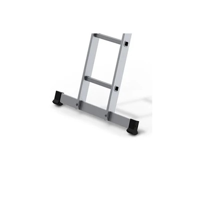 DRABEST HOME 4x3 lépcsős univerzális alumínium létra, összecsukható, 150 kg teherbírás, DR-AL-DU-HOME-4X3