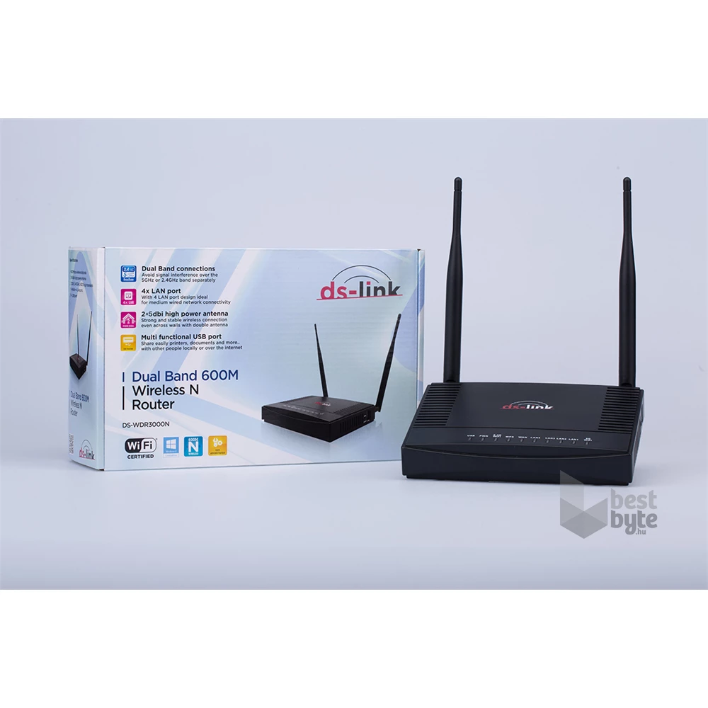 DS-Link DS-WR302N Vezeték nélküli 300Mbps Router