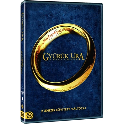 DVD A Gyűrűk Ura - A király visszatér (bővített, 2 lemezes)
