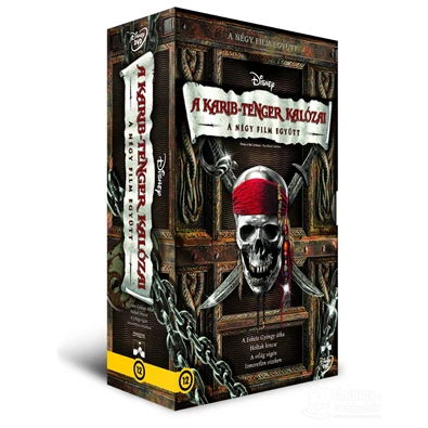DVD A Karib-tenger kalózai 1-4 (díszdobozos)